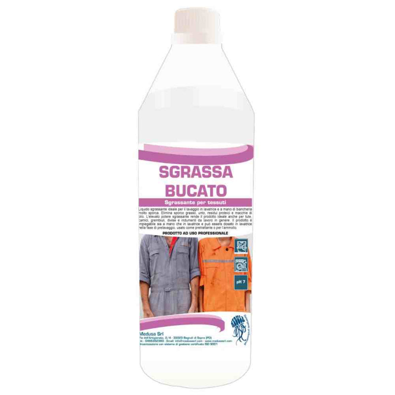 Detergent Degresant pentru Rufe Murdare de Grăsimi Sgrassa Bucato 1 Litru