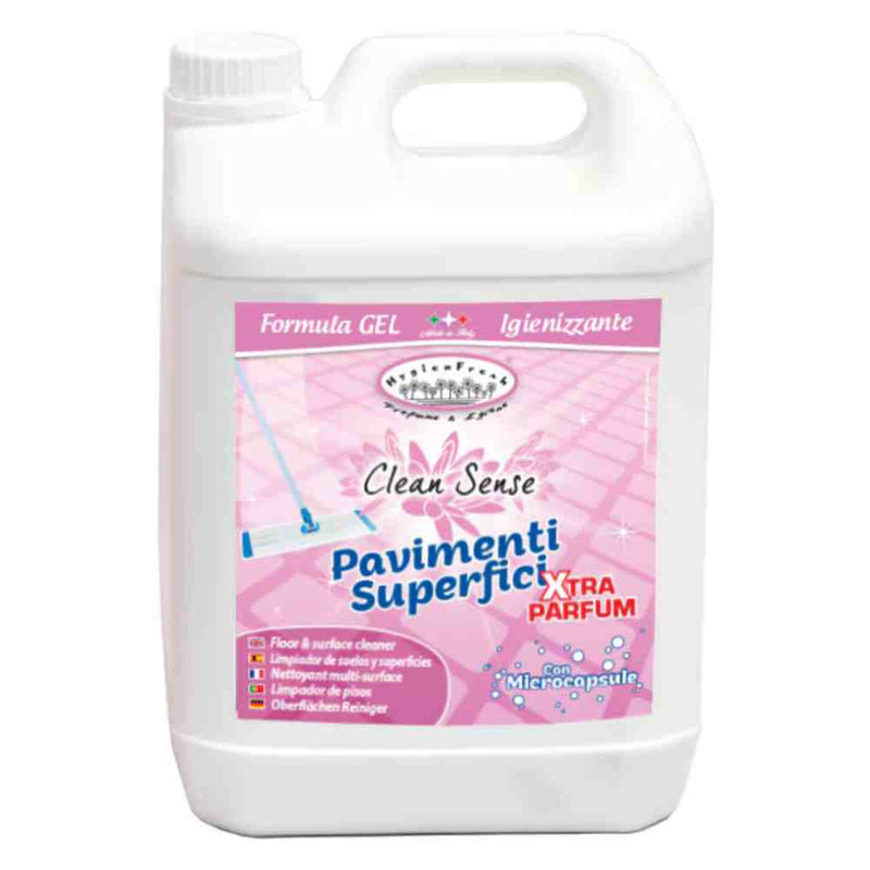 Detergent Parfumat Concentrat Gel pentru Pardoseli Clean Sense 5 Litri