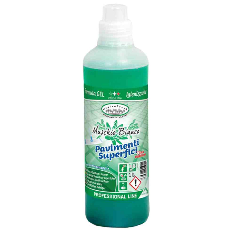 Detergent Parfumat Concentrat Gel pentru Pardoseli Muschio Bianco 1 Litru