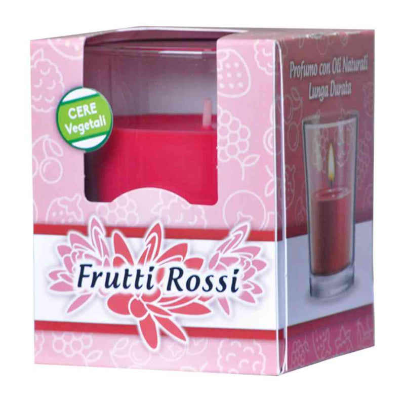 Lumanare Parfumata cu Parfum de Fructe Roșii